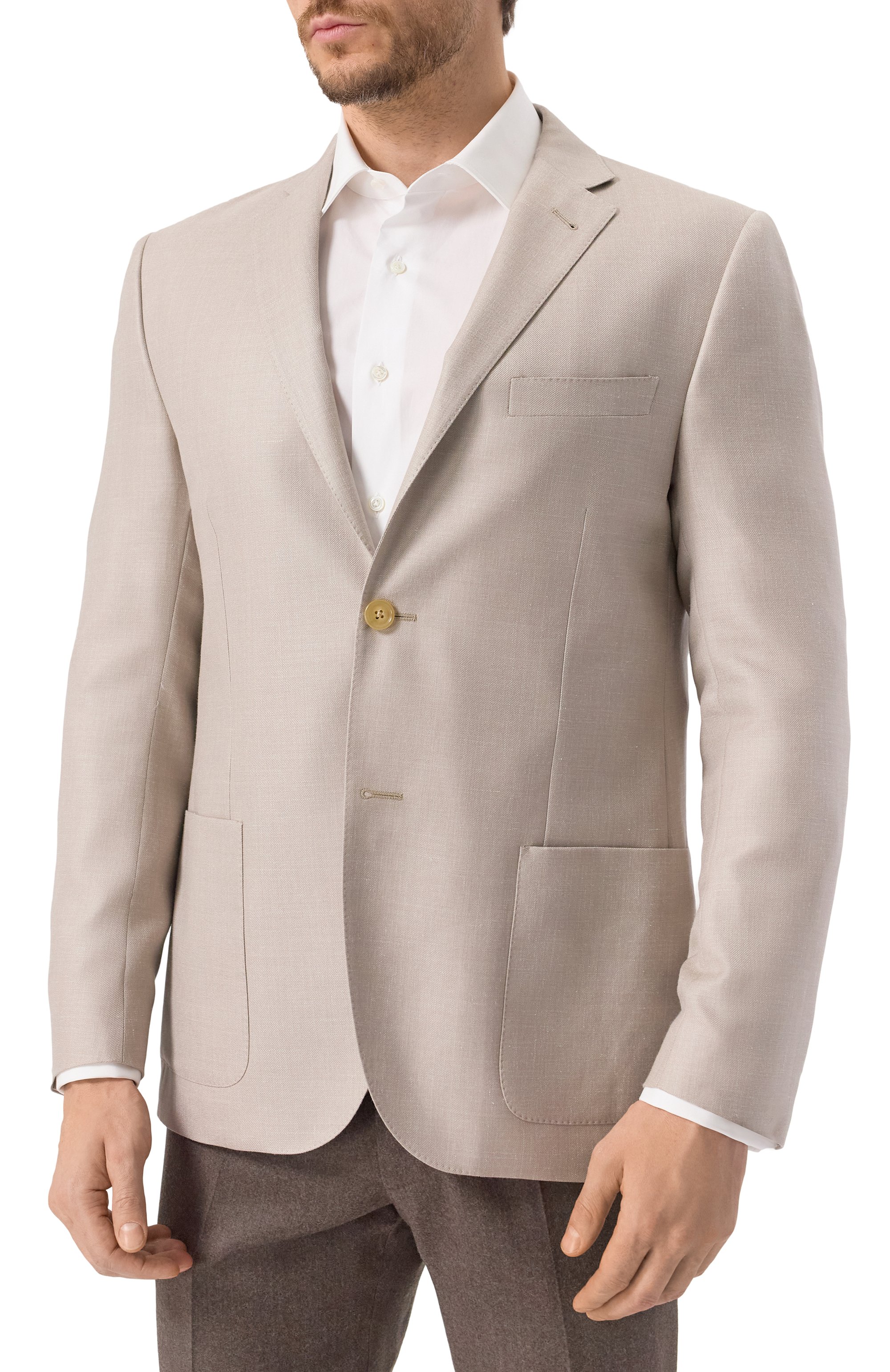 Пиджак из шерсти и шелка CORNELIANI, арт. 25X002-2518289, фото 4