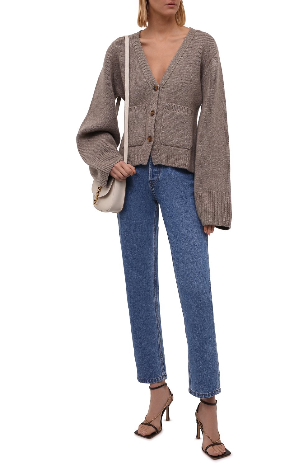 Кашемировый кардиган KHAITE, арт. 8267600/SCARLET, фото 2