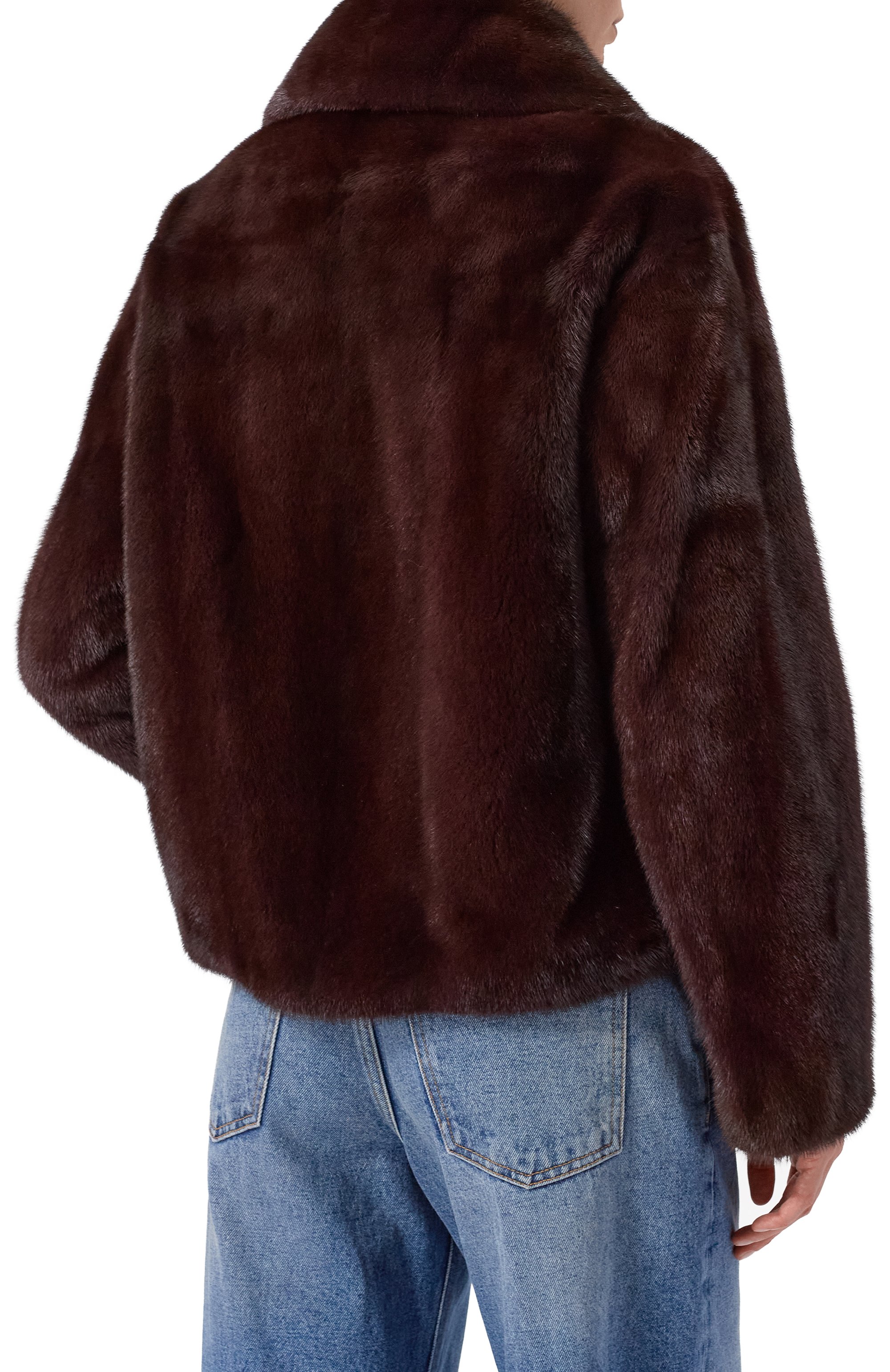 Шуба из норки YVES SALOMON, арт. 25WYV30762VMLX/A6074, фото 4