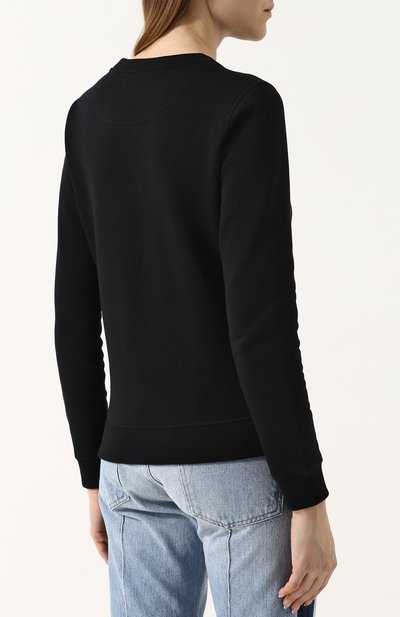 Хлопковый свитшот с контрастной вышивкой KENZO, арт. 2SW7104XI, фото 4