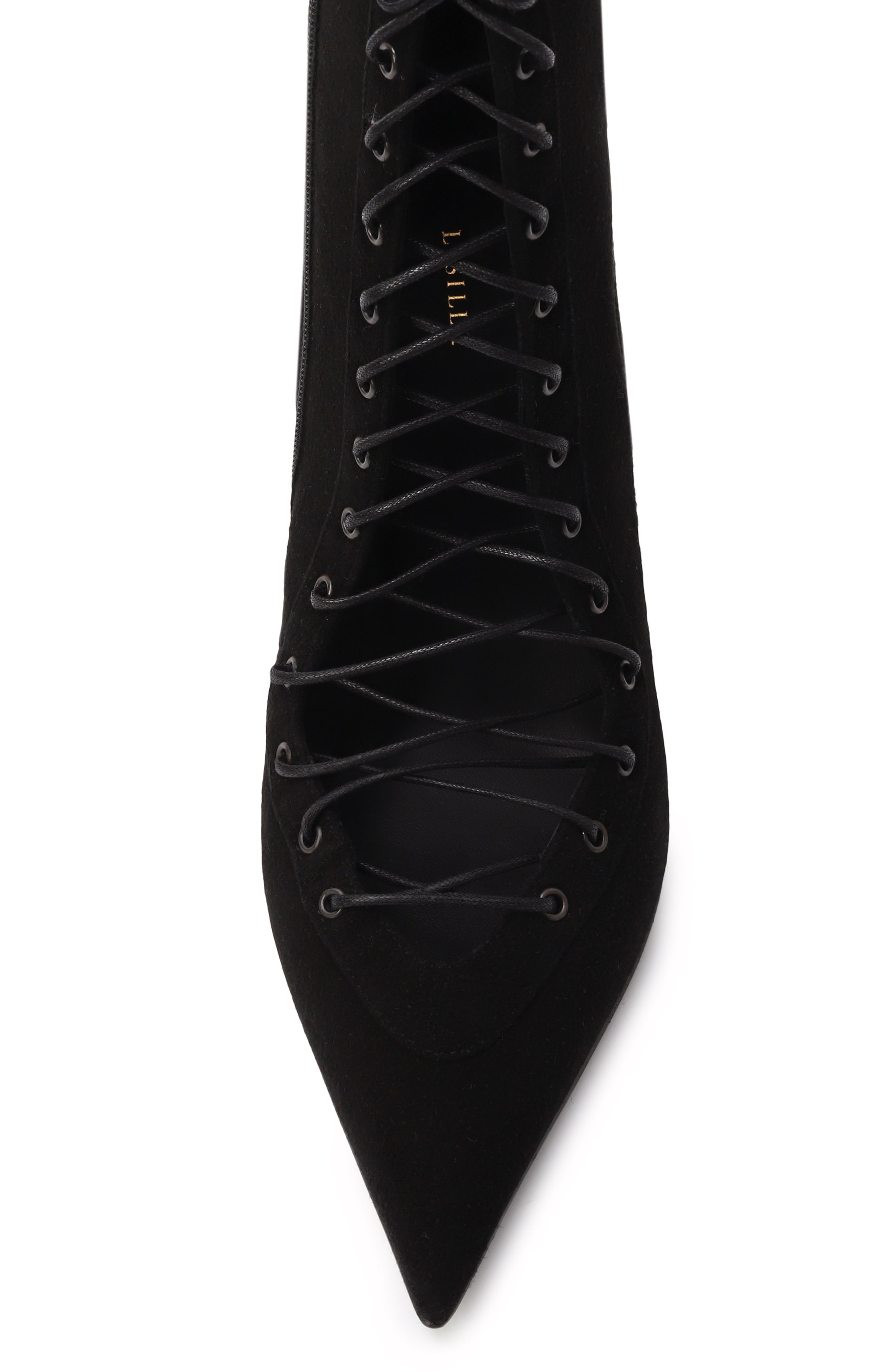 Замшевые ботильоны colette 80 LE SILLA, арт. 4249B080BMPPVEP, фото 6