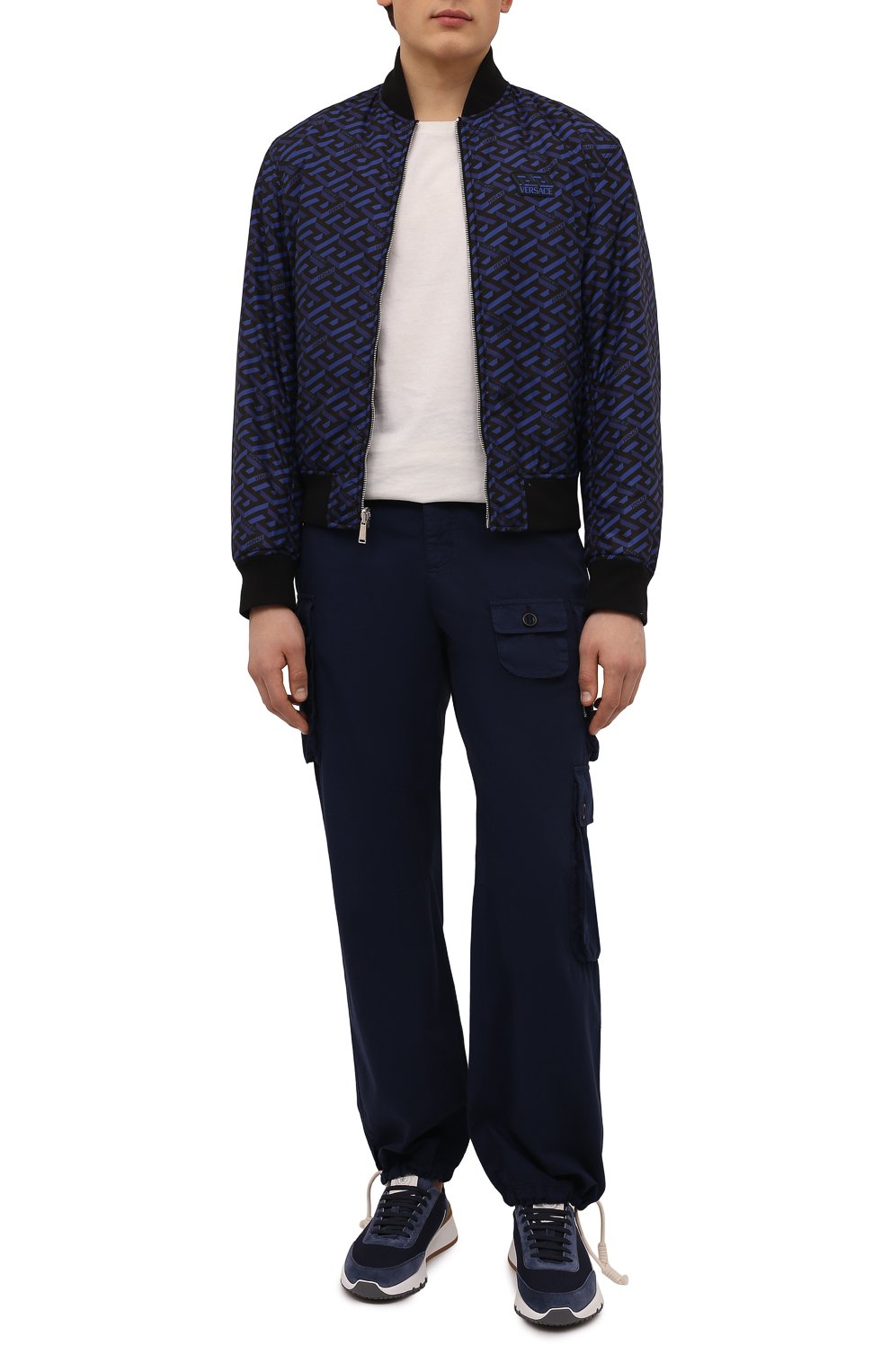 Комбинированные кроссовки BRUNELLO CUCINELLI, арт. MZUYSB0278, фото 2