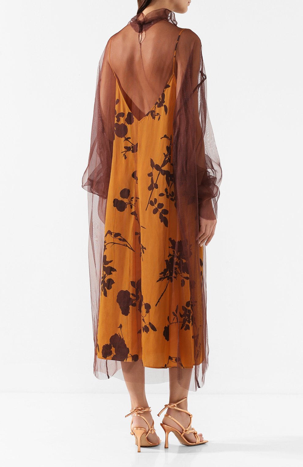 Шелковое платье-туника DRIES VAN NOTEN, арт. 192-11015-8132, фото 4