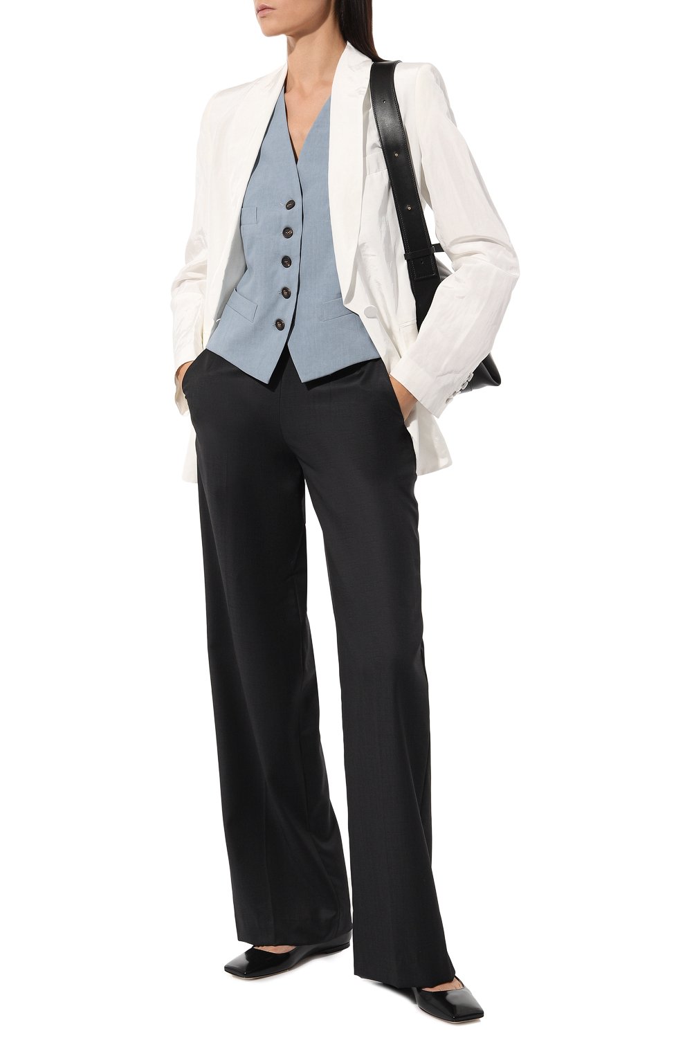 Жилет изо льна и шелка BRUNELLO CUCINELLI, арт. MH999HU806, фото 2