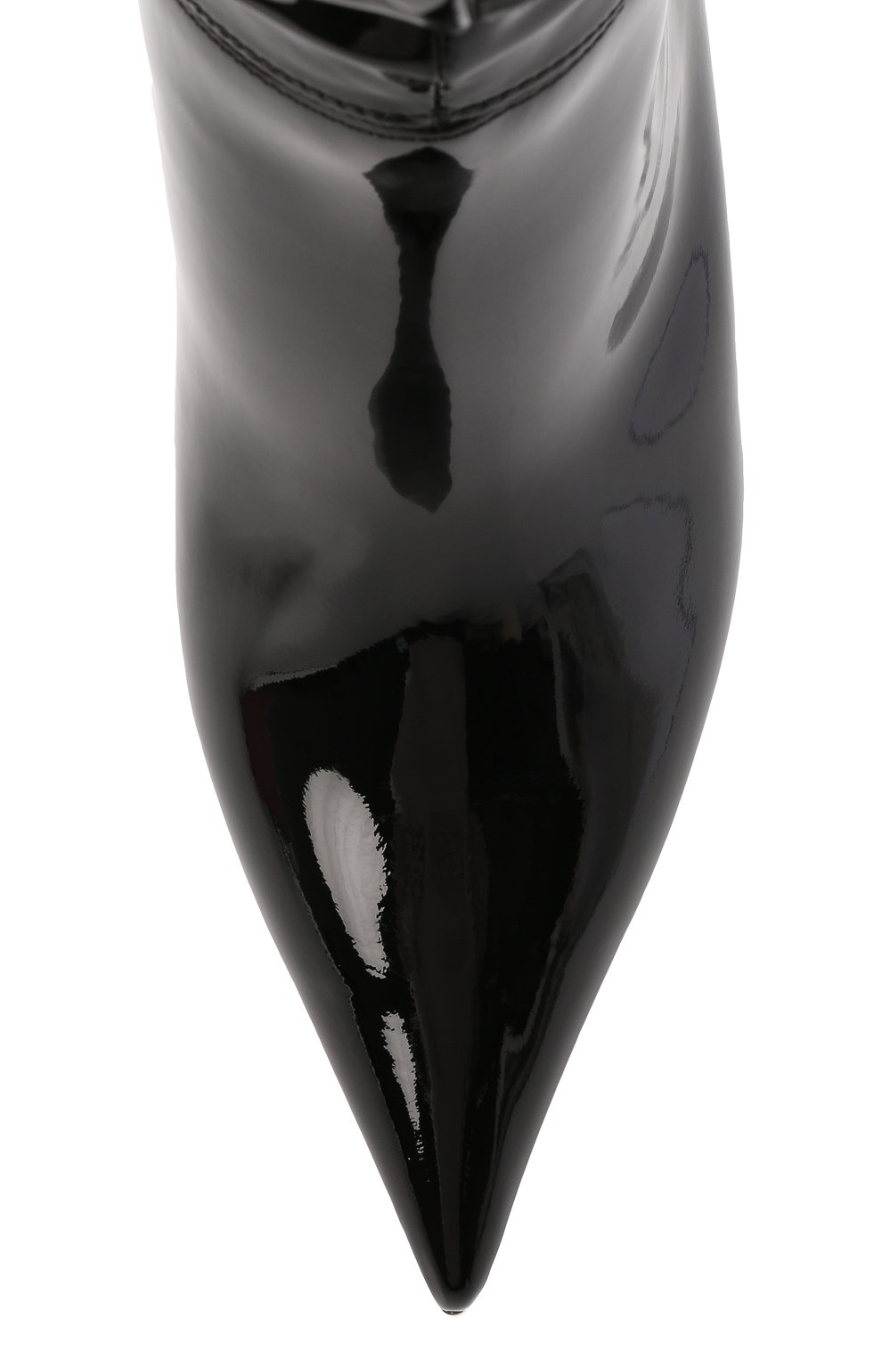 Кожаные сапоги jahleel AMINA MUADDI, арт. JAHLEEL B00TIE/PATENT/BLACK, фото 6