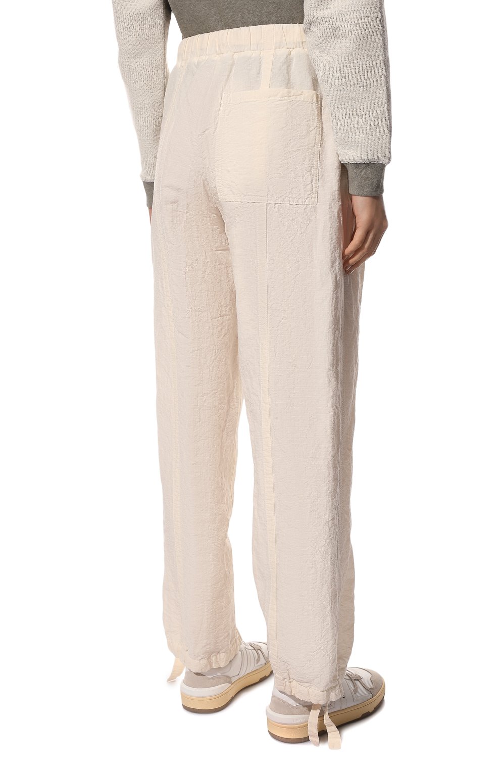 Брюки изо льна и хлопка JIL SANDER, арт. JSPU313205-WU330800, фото 4