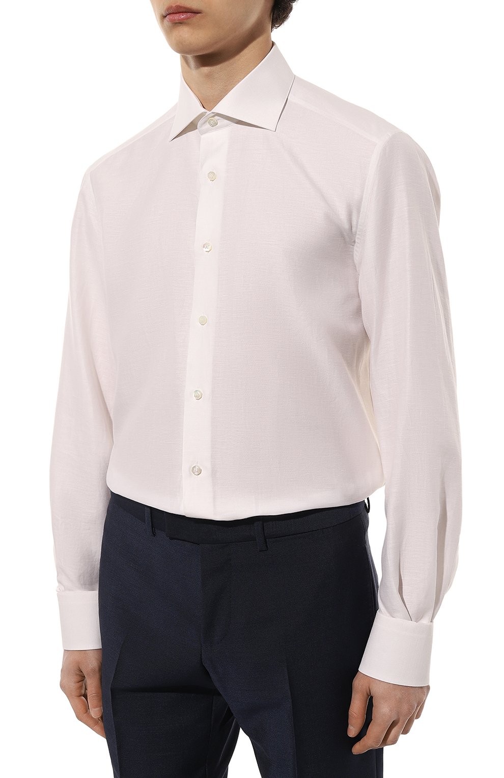 Сорочка из хлопка и шелка STEFANO RICCI, арт. MC000540/R2150, фото 4