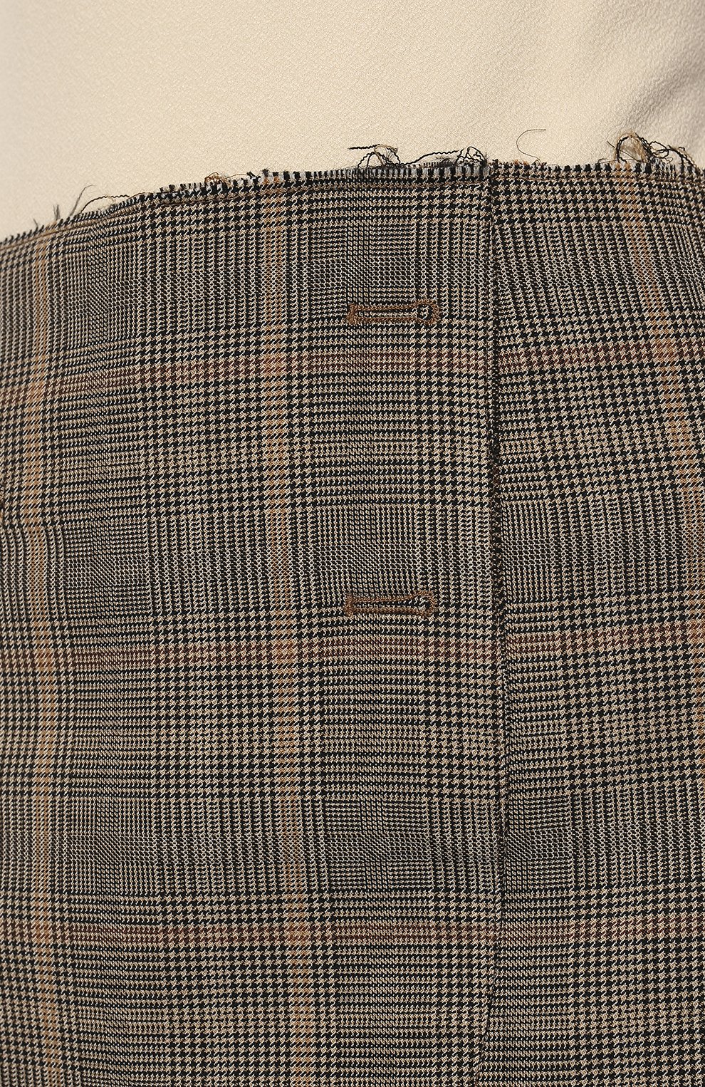 Юбка VETEMENTS бежевого цвета по цене 96550 руб., арт. WA52SK100C 1204/C0LD BEIGE CHECK, фото 5 Юбка VETEMENTS, арт. WA52SK100C 1204/C0LD BEIGE CHECK, фото 5
