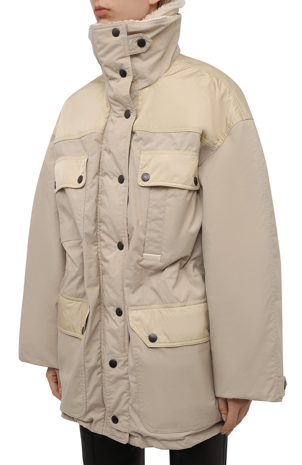 Парка ISABEL MARANT бежевого цвета по цене 139500 руб., арт. MA1066-21H007I/DELLA, фото 3 Парка ISABEL MARANT, арт. MA1066-21H007I/DELLA, фото 3
