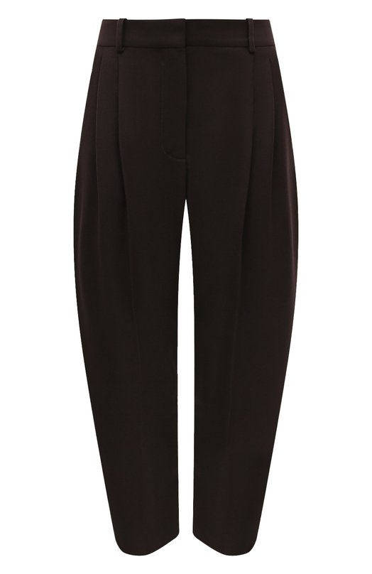 Шерстяные брюки Stella McCartney 591964/3CU703 Коричневый 591964/3CU703