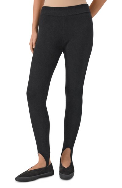 Легинсы из шерсти и кашемира ALLUDE черного цвета по цене 37200 руб., арт. 255/17053, фото 3 Легинсы из шерсти и кашемира ALLUDE, арт. 255/17053, фото 3