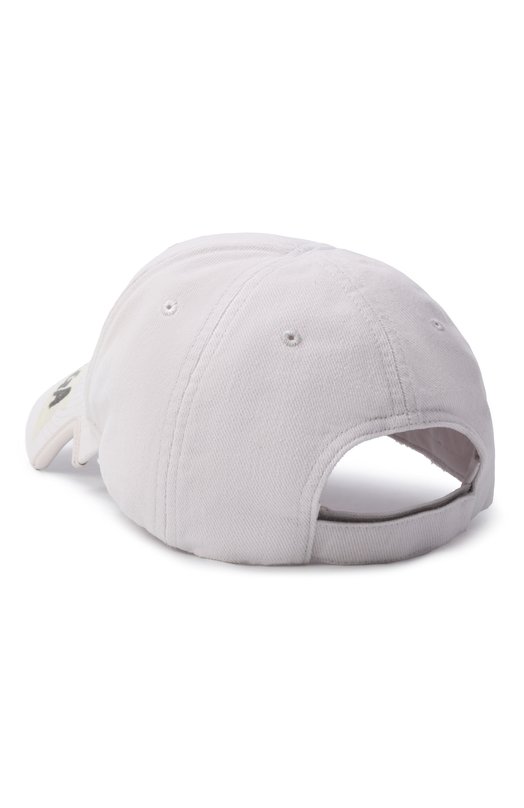 Хлопковая бейсболка Balenciaga 858087/410B2 Белый  858087/410B2 Фото 2