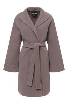 Шерстяное пальто с поясом GIORGIO ARMANI, арт. 8WH0L002/T008G, фото 1
