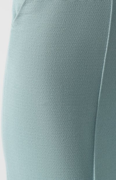 Брюки со стрелками LESYANEBO бирюзового цвета по цене 20800 руб., арт. FW19/Н-157, фото 5 Брюки со стрелками LESYANEBO, арт. FW19/Н-157, фото 5