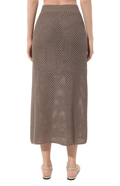 Хлопковая юбка BRUNELLO CUCINELLI, арт. M7876B1345, фото 4