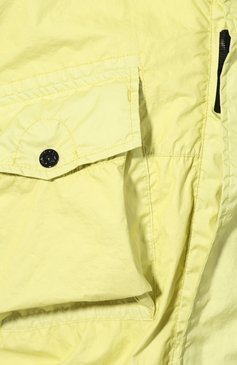 Мужская парка STONE ISLAND желтого цвета, арт. 701540223 | Фото 5 (Материал внешний: Синтетический материал; Длина (верхняя одежда): Короткие; Материал подклада: Синтетический материал; Рукава: Длинные; Мужское Кросс-КТ: Верхняя одежда; Кросс-КТ: Куртка, парка; Статус проверки: Проверена категория; Материал сплава: Проставлено; Драгоценные камни: Проставлено; Стили: Кэжуэл)