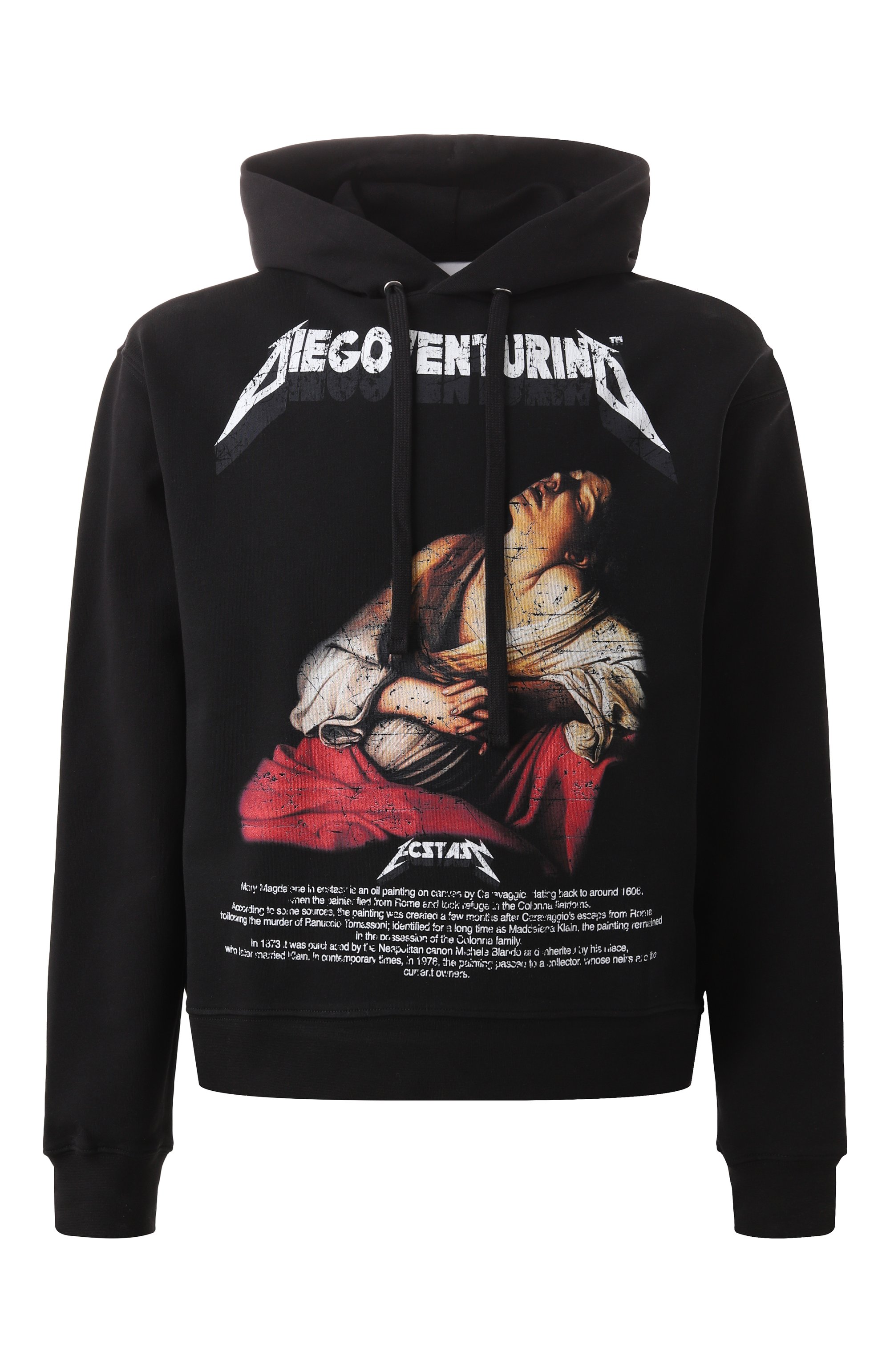 Хлопковое худи DIEGO VENTURINO, арт. DVFLHDVE, фото 1