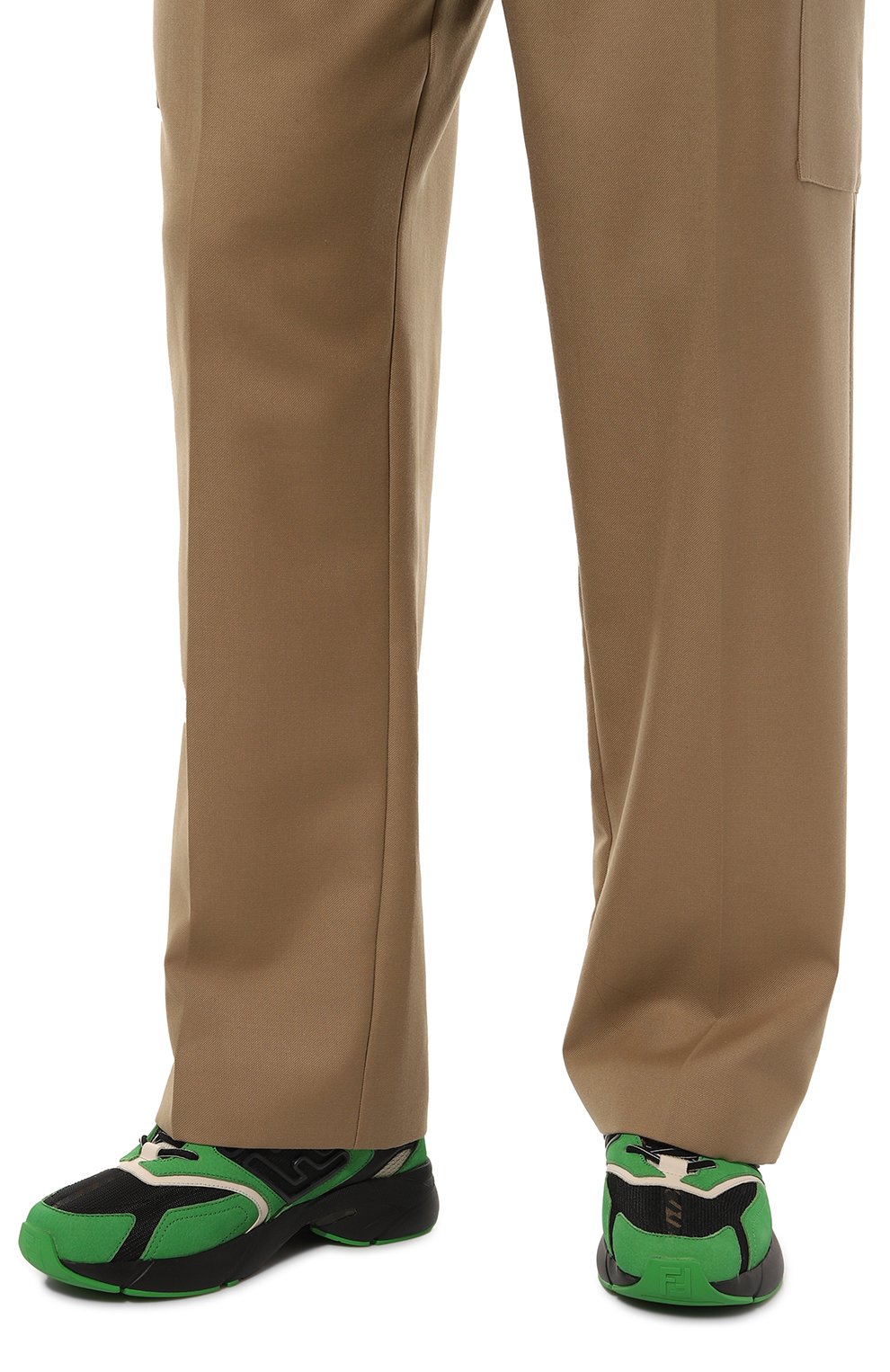 Комбинированные кроссовки faster FENDI, арт. 7E1555/AKX6, фото 3