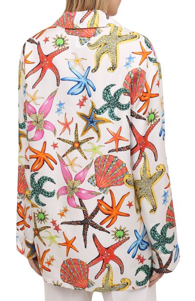 Шелковая рубашка VERSACE, арт. AUD05056/1F01193, фото 4