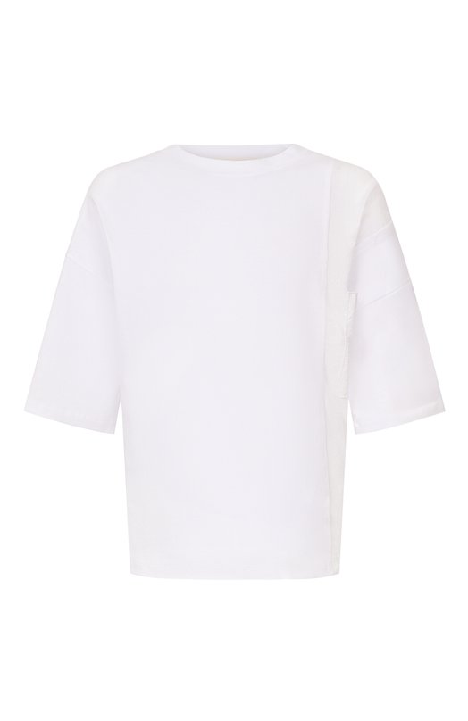 Хлопковая футболка Isabel Benenato UJ21S26 Белый UJ21S26