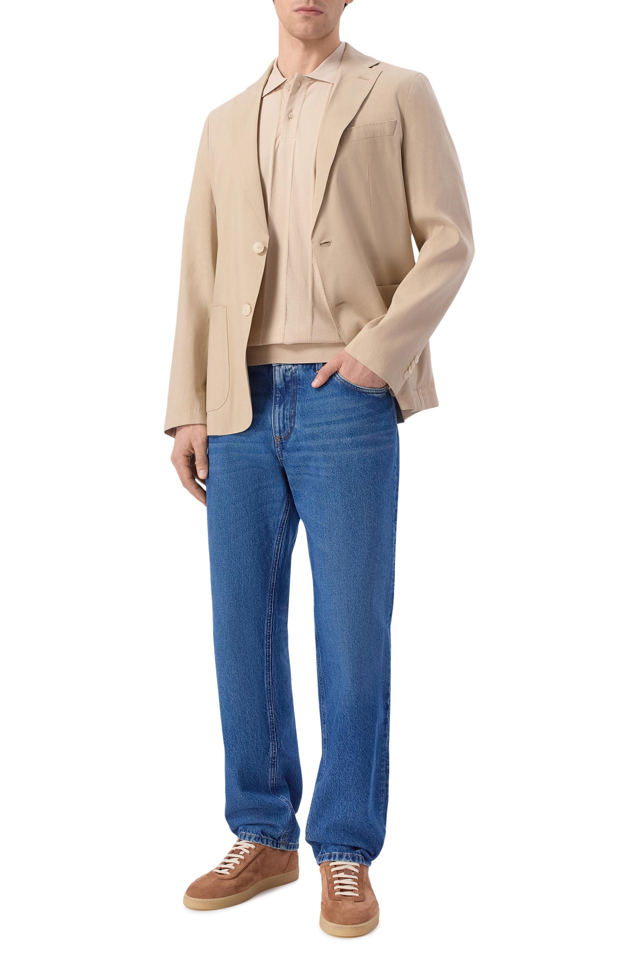 Хлопковое поло PAUL&SHARK, арт. 26411632_001, фото 2