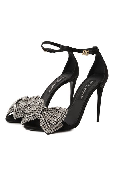 Женские текстильные босоножки keira 105 DOLCE & GABBANA, арт. CR1793/A9S43