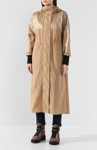Плащ bronze MONCLER бежевого цвета по цене 83400 руб., арт. F1-093-1D703-00-C0471, фото 3 Плащ bronze MONCLER, арт. F1-093-1D703-00-C0471, фото 3