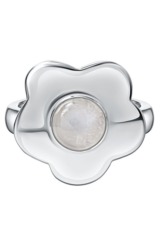 Кольцо Big flower с лунным камнем Moonka FLW-925SL-RG00-MST Серебряный FLW-925SL-RG00-MST