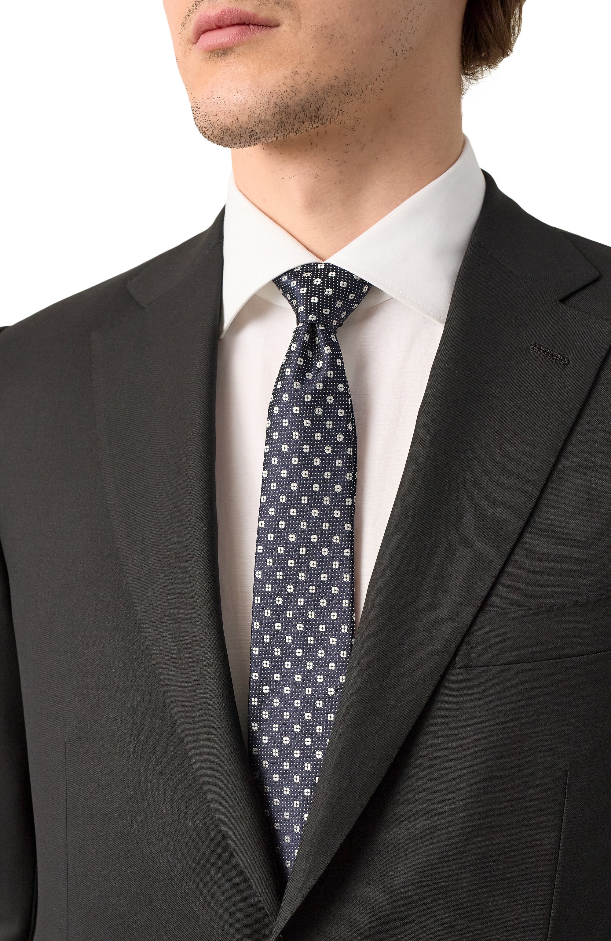 Шелковый галстук CANALI, арт. 18/HJ04201, фото 2