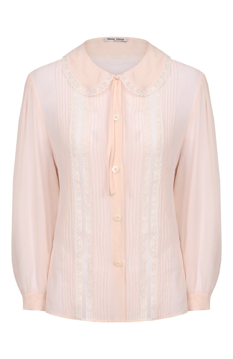 Хлопковая блузка MIU MIU, арт. MK1512-881-F0075, фото 1