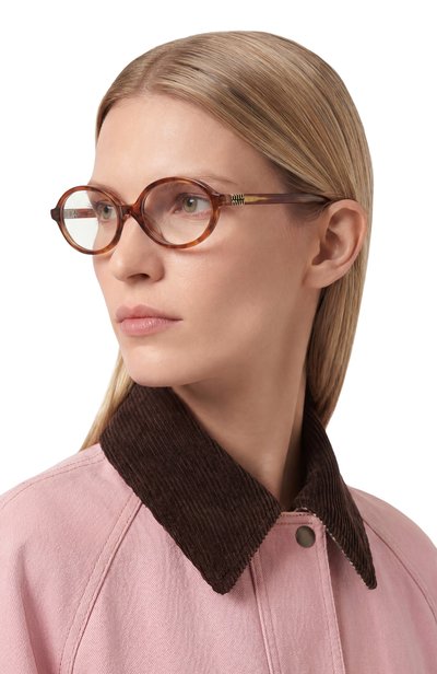 Оправа MIU MIU коричневого цвета по цене 47950 руб., арт. 01XV-26E101, фото 2 Оправа MIU MIU, арт. 01XV-26E101, фото 2