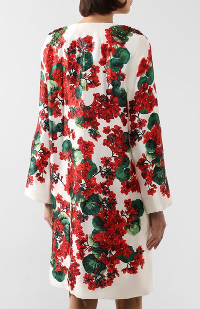 Шелковое пальто DOLCE & GABBANA, арт. F0W97Z/GDM77, фото 4