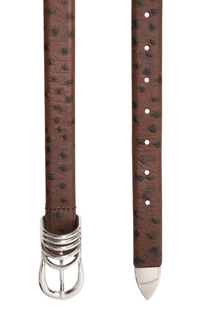Кожаный ремень DEHANCHE, арт. H0LLYH0CK 0STRICH/EMB0SSED LEATHER, фото 3