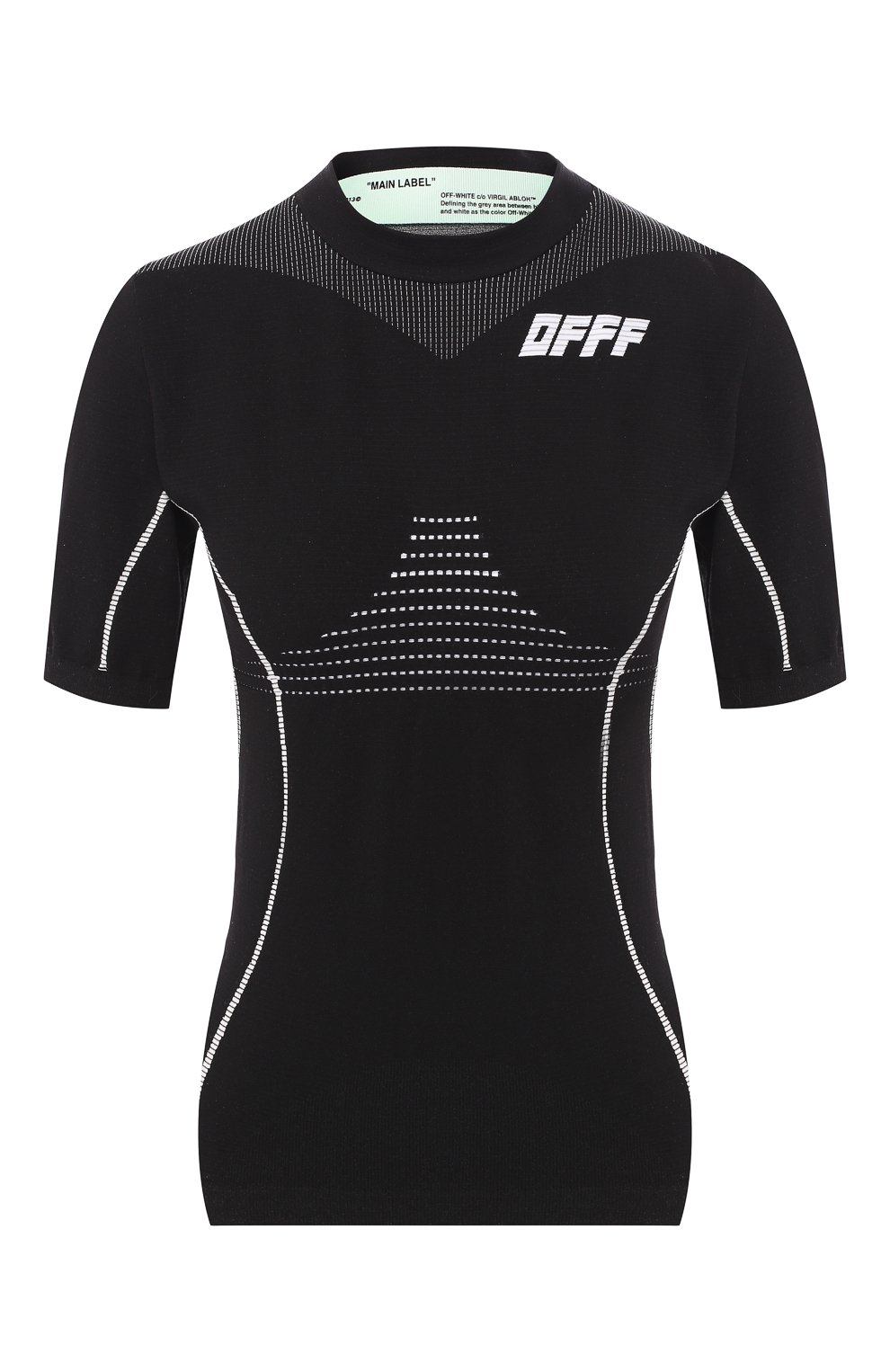Топ OFF-WHITE черно-белого цвета по цене 18250 руб., арт. 0WAA063S19D860701001, фото 1 Топ OFF-WHITE, арт. 0WAA063S19D860701001, фото 1
