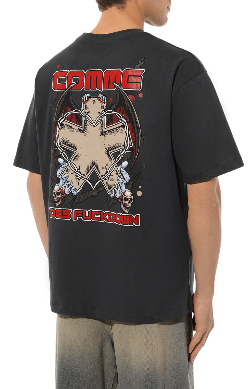 Хлопковая футболка COMME DES FUCKDOWN, арт. CFABM01344, фото 4