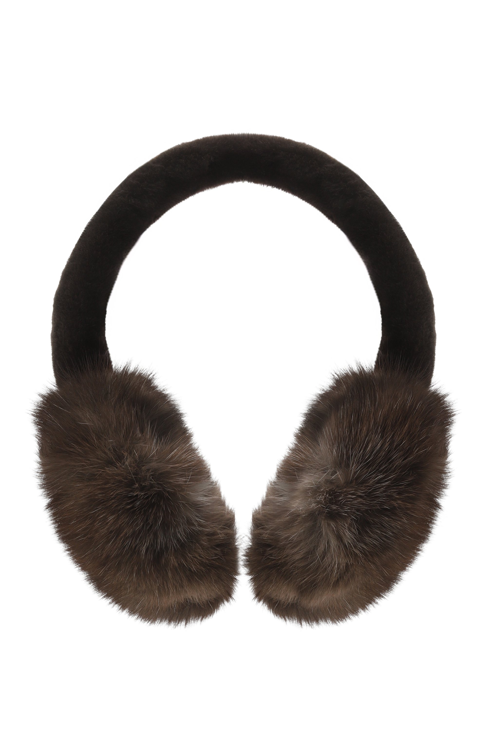 Меховые наушники из норки и соболя VICTORIA KUSENKOVA, арт. 990213504087, фото 1