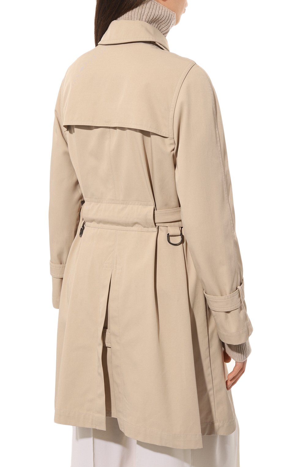 Тренч EMPORIO ARMANI светло-бежевого цвета по цене 59950 руб., арт. 3R2L72/2NHYZ, фото 4 Тренч EMPORIO ARMANI, арт. 3R2L72/2NHYZ, фото 4