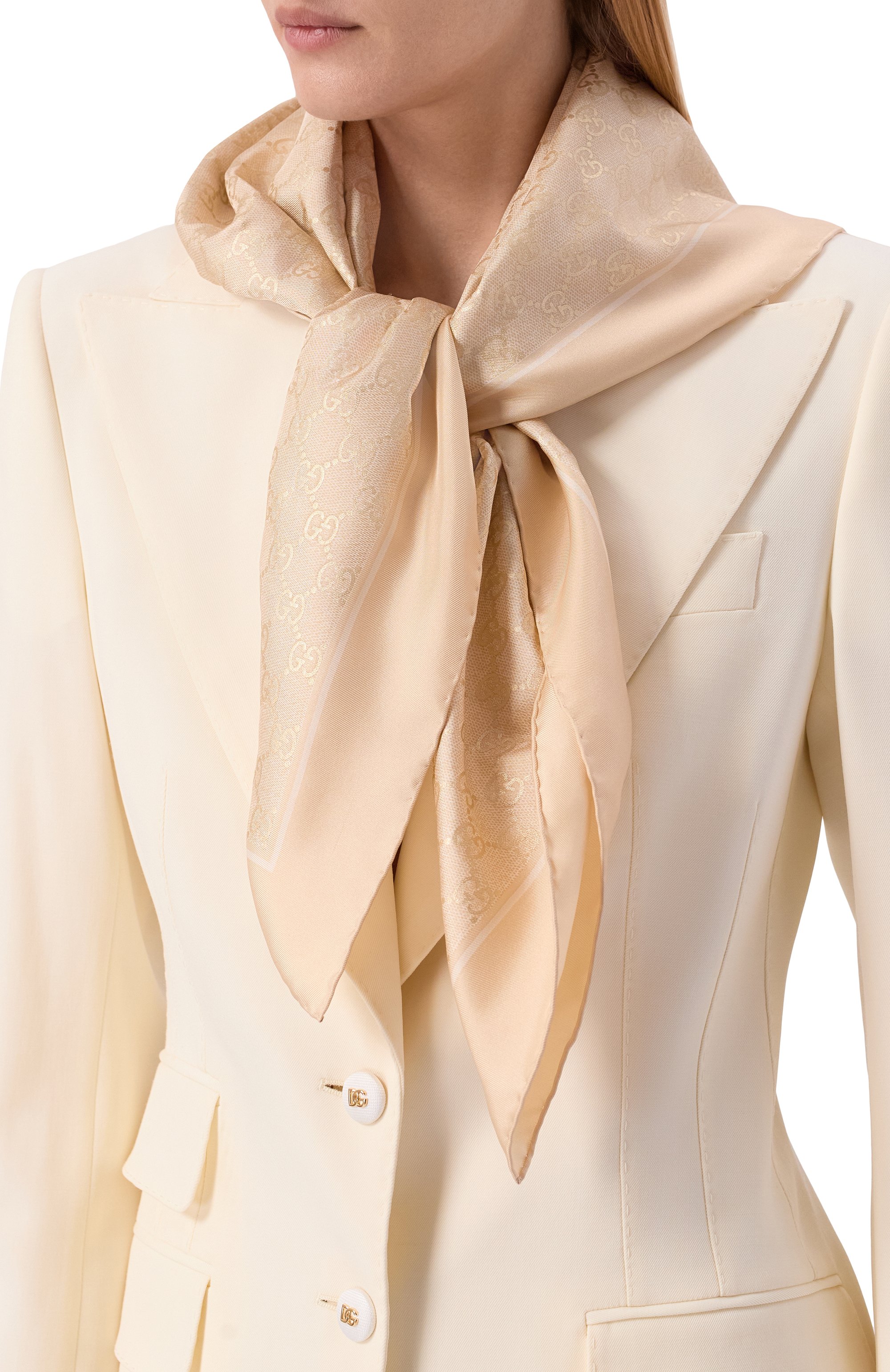 Шелковый платок GUCCI, арт. 812251/3G001, фото 2