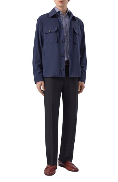 Кожаные лоферы FRANCESCHETTI, арт. 0273001/CERV0 TINT0, фото 2