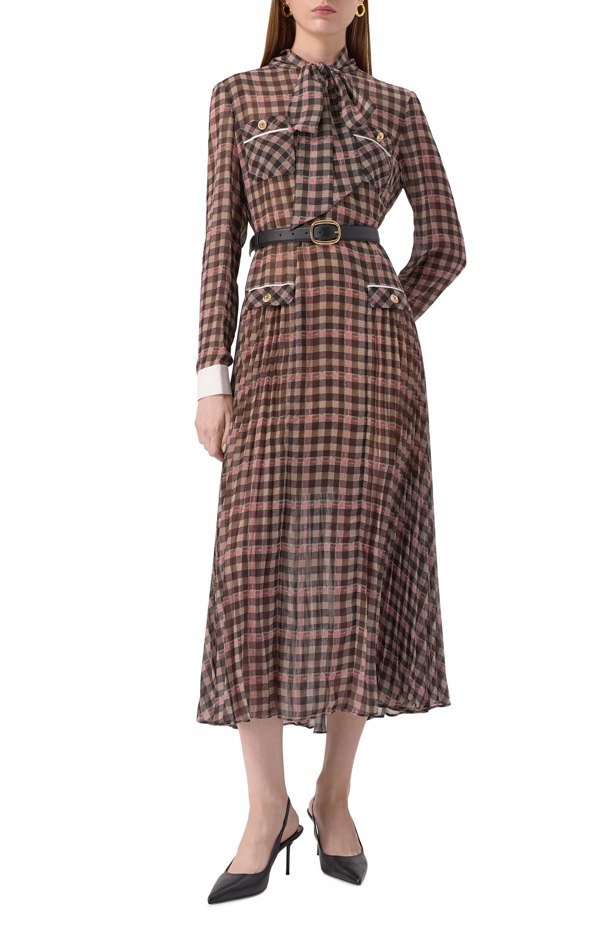 Платье SELF-PORTRAIT, арт. AW25081MBR, фото 2