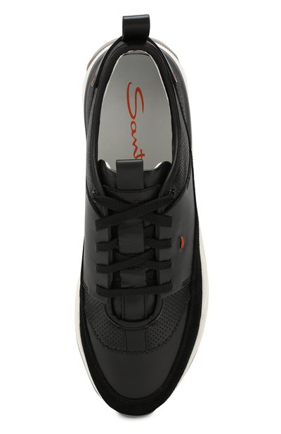 Кожаные кроссовки SANTONI, арт. MBI021274BGRXJUMN01, фото 5