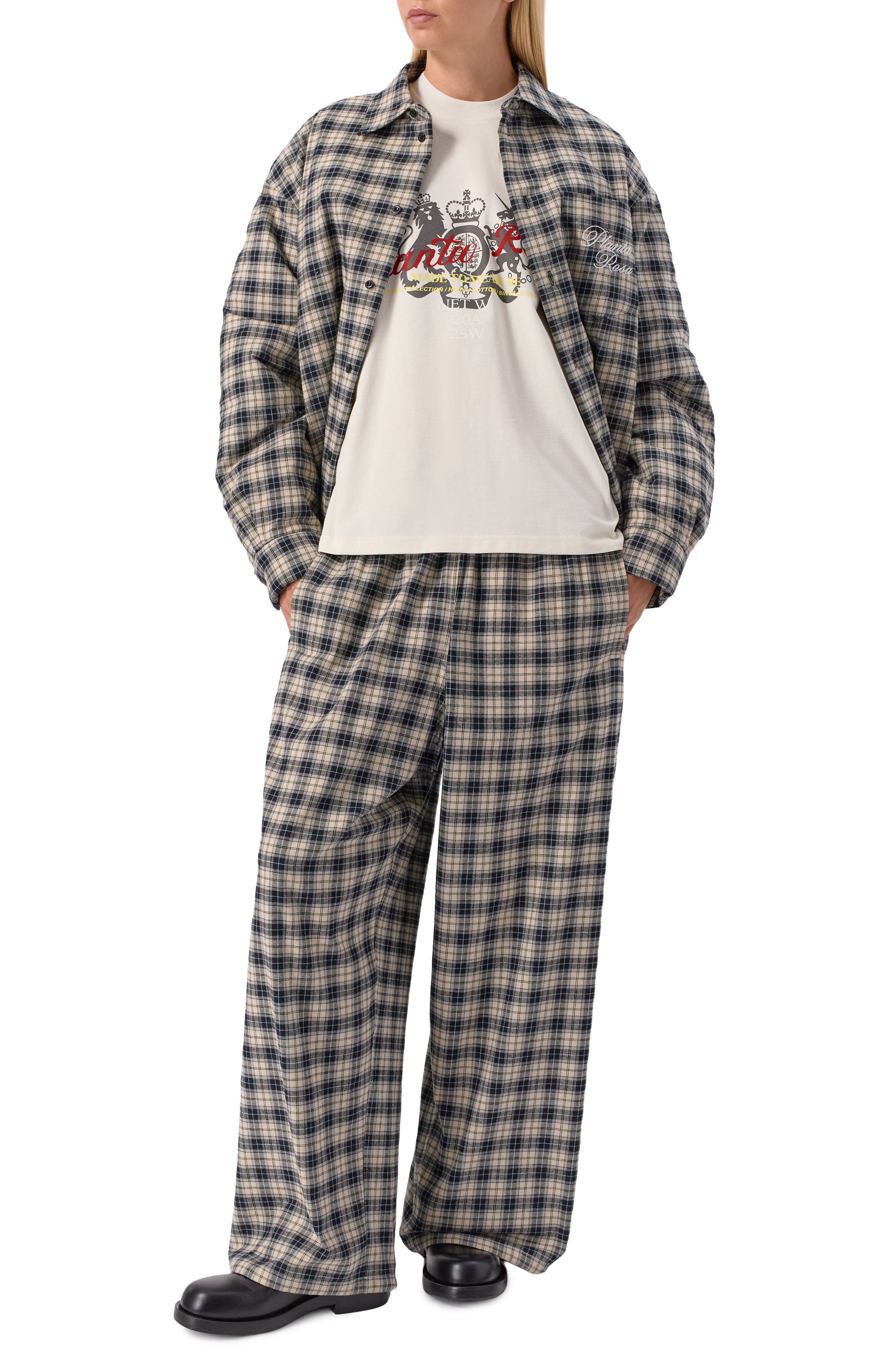 Хлопковая футболка PLANTA ROSA, арт. PR/T02/BLAZON-STRIKETHROUGH/280, фото 5