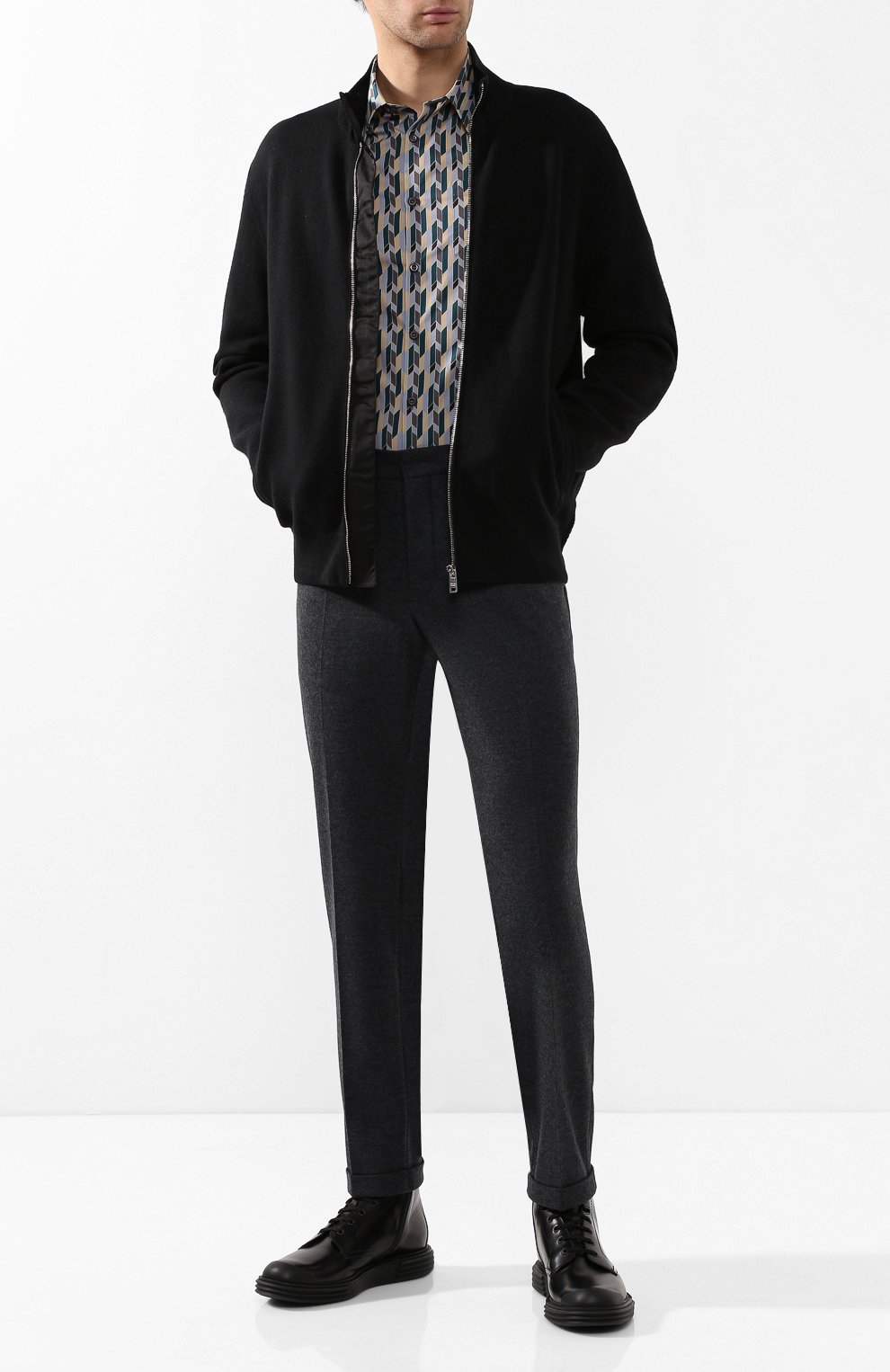 Кашемировый кардиган PRADA, арт. UMC054-X4M-F0002, фото 2