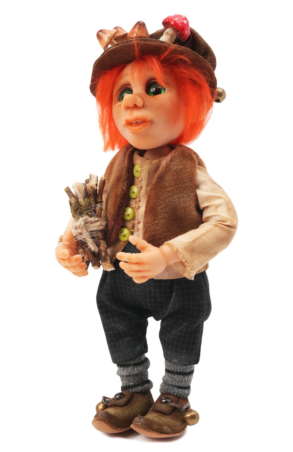 Игрушка эльф хранитель леса CAROLON разноцветного цвета по цене 15800 руб., арт. НГ-007_19, фото 2 Игрушка эльф хранитель леса CAROLON, арт. НГ-007_19, фото 2