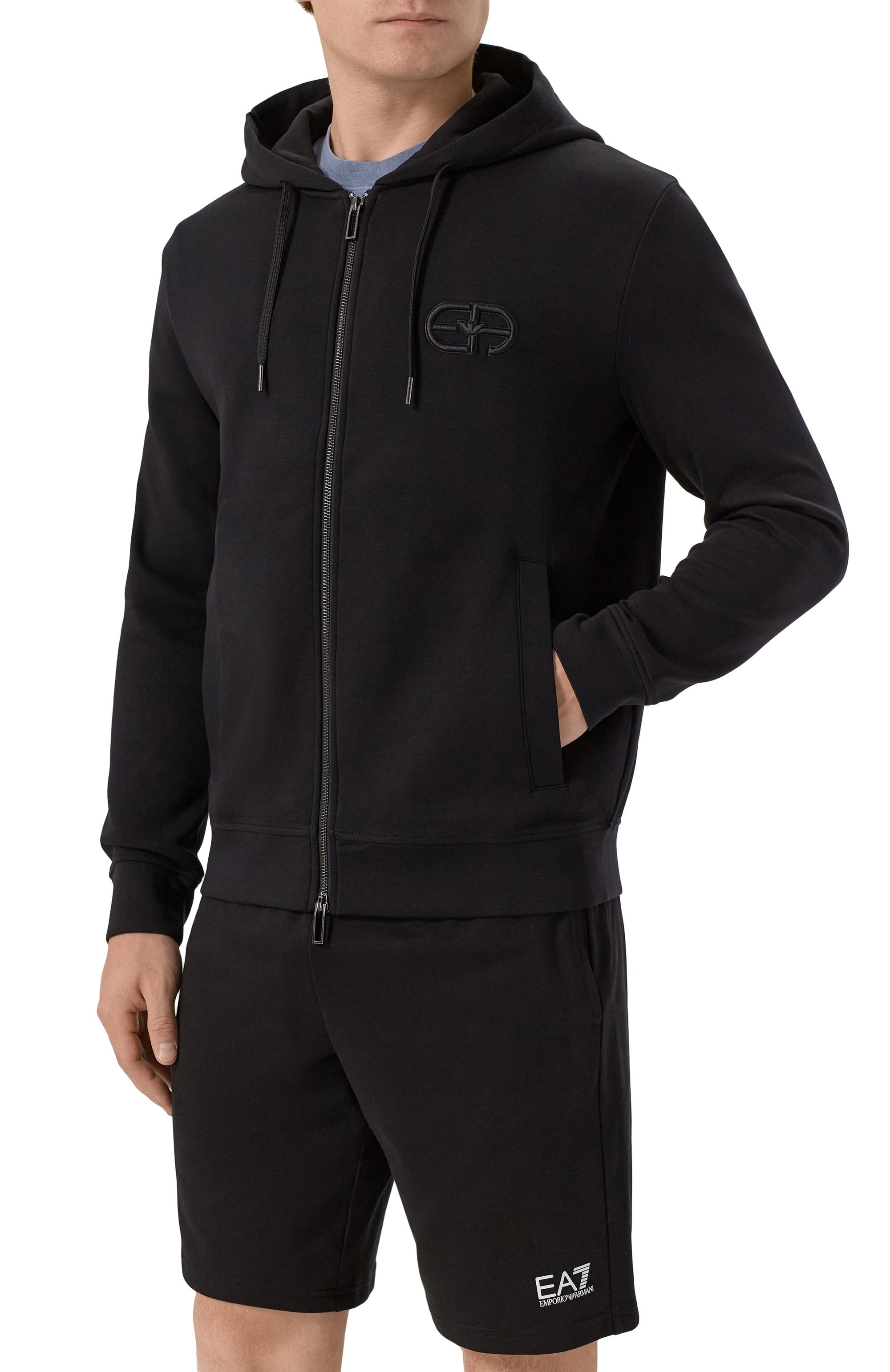 Хлопковая толстовка EMPORIO ARMANI, арт. 8N1ML6/1JHSZ, фото 3