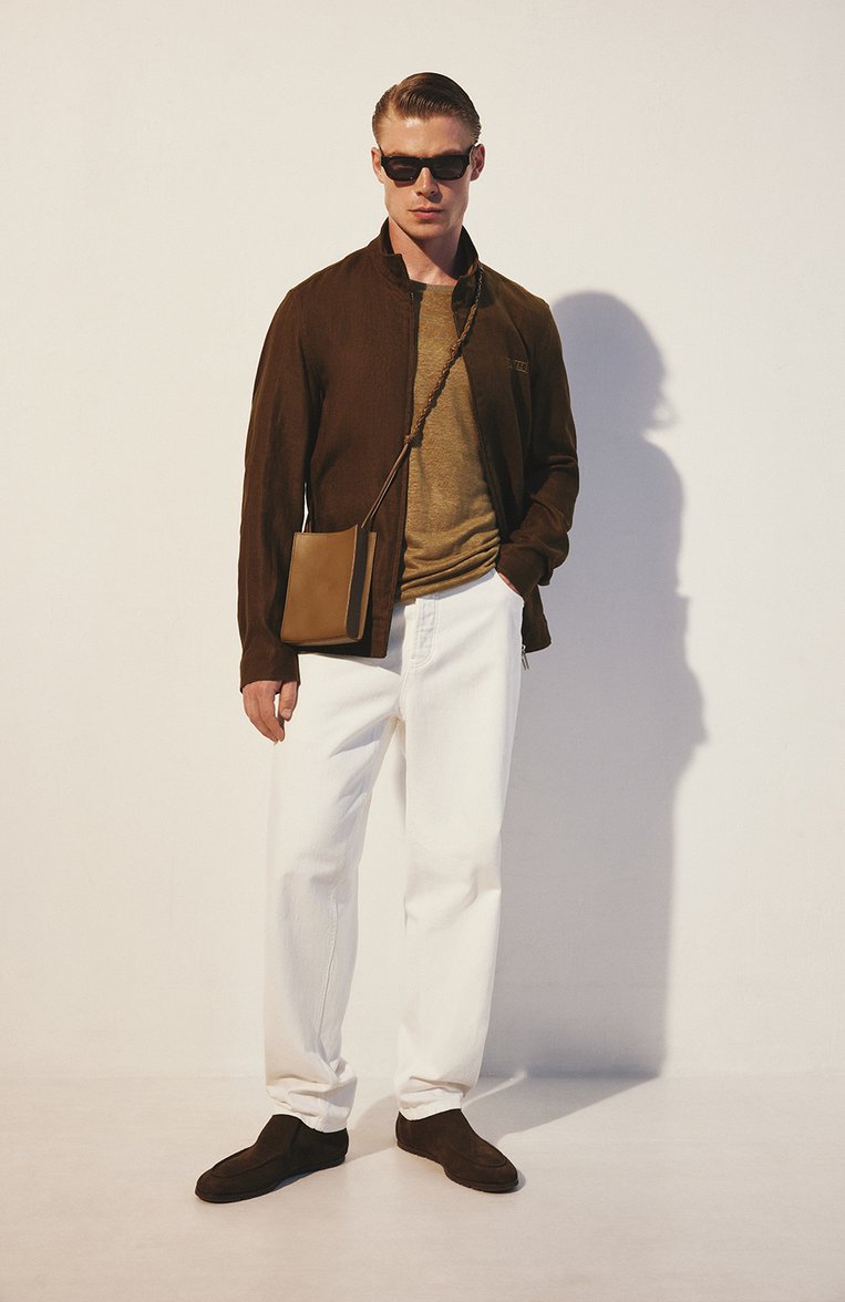 Мужская сумка tangle JIL SANDER хаки цвета, арт. J25WG0003/P5995 | Фото 9 (Размер: mini; Ремень/цепочка: На ремешке; Материал: Натуральная кожа)