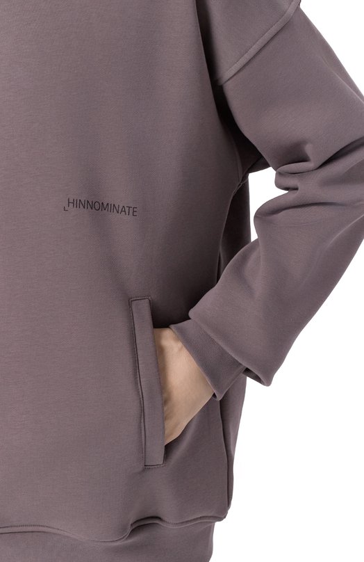 Хлопковая толстовка HINNOMINATE HMABM01370 Серый  HMABM01370 Фото 5
