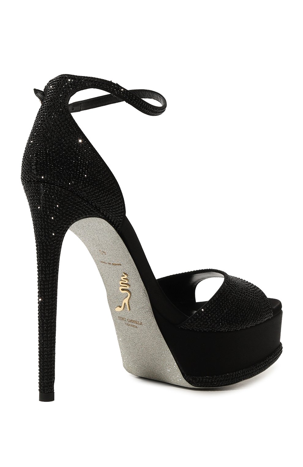 Текстильные босоножки anastasia 130 RENE CAOVILLA, арт. C11588-130/R001, фото 5