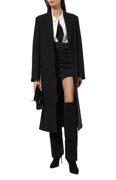 Замшевые ботфорты ariel BALMAIN, арт. BN1TA897LCTA, фото 2