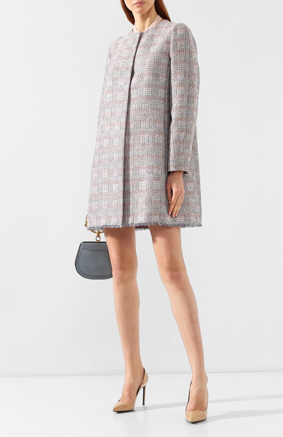 Твидовое пальто EMPORIO ARMANI, арт. 2NL36T/22107, фото 2